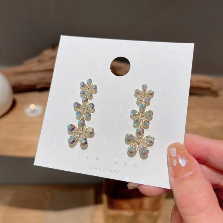 گوشواره دوخت میکرو گل