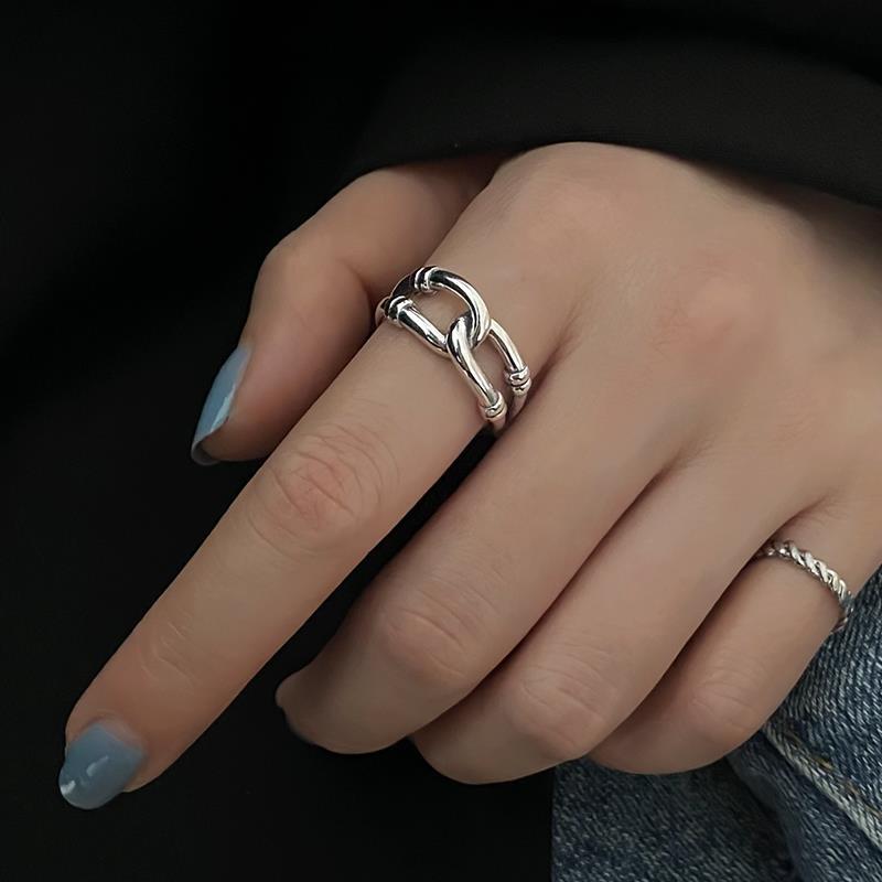 Cincin simpul kepribadian sederhana set isi 3