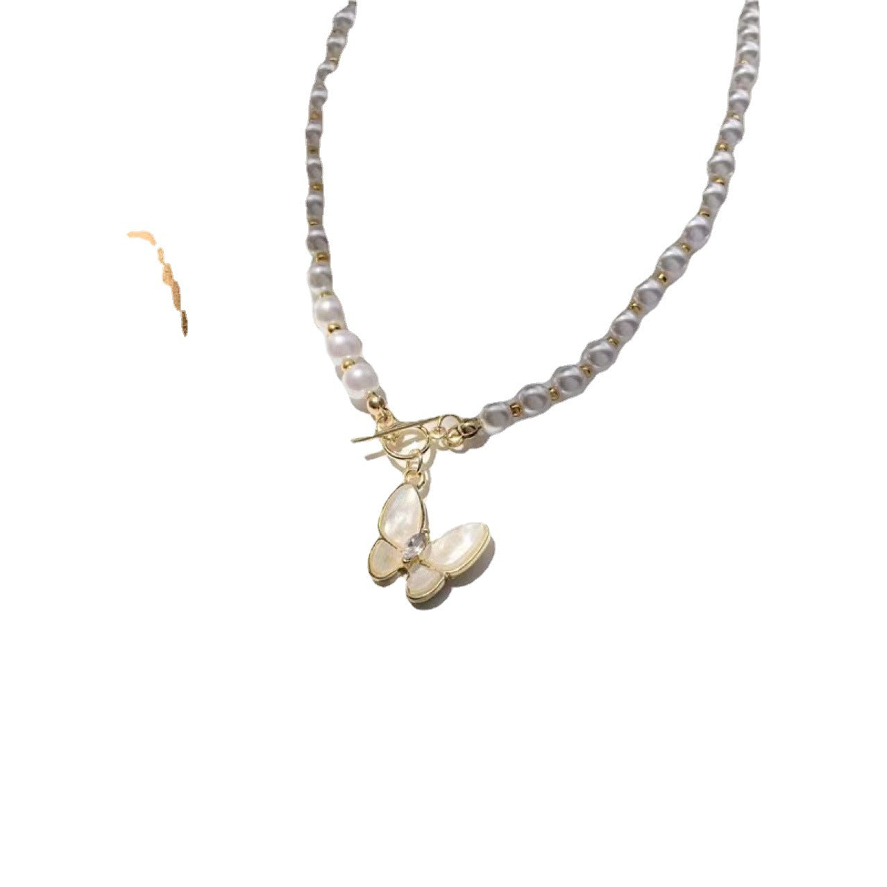 নেকলেস ওপাল বাটারফ্লাই নেকলেস নেক চেইন