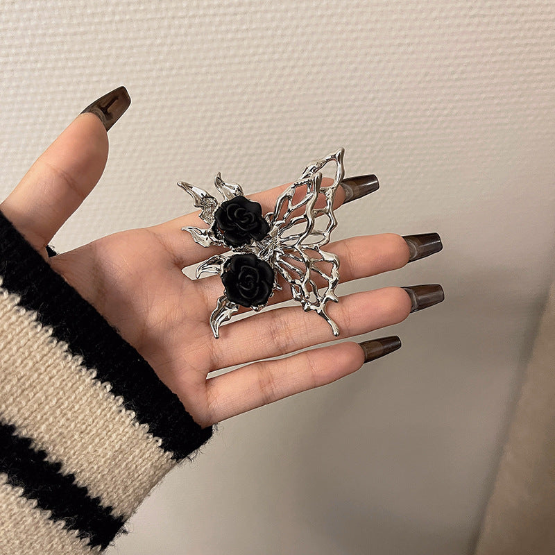 रोज बटरफ्लाई रिंग फीमेल ओपनिंग एडजस्टेबल