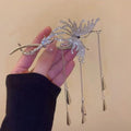 Butterfly tassel hairpin
