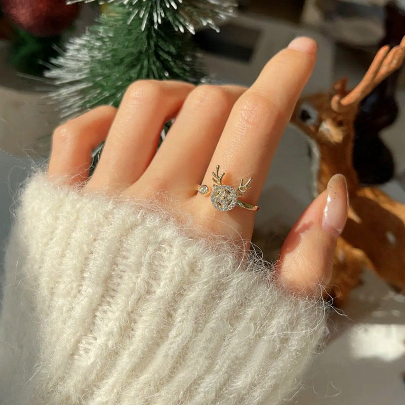 Quay vòng nhung nai sừng tấm