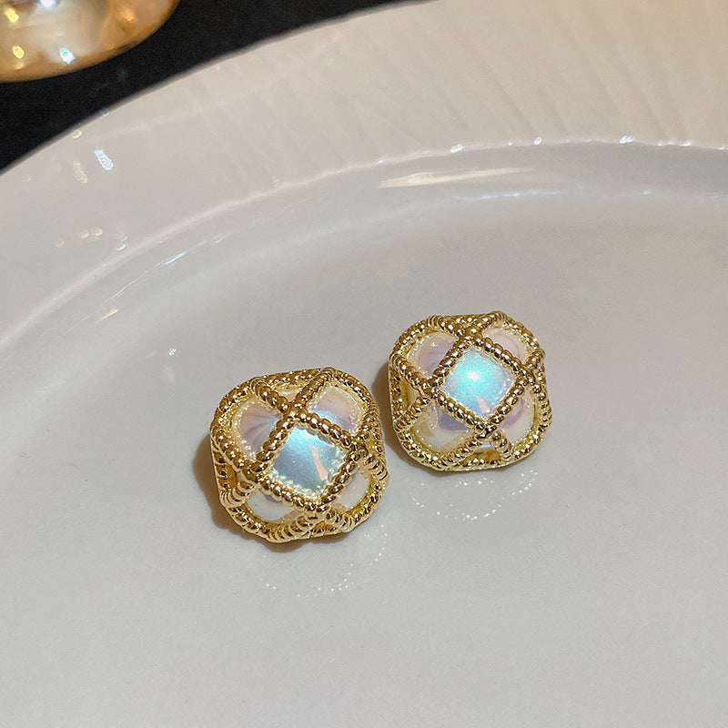 Retro Alphabet Zircon Earrings Cn0018