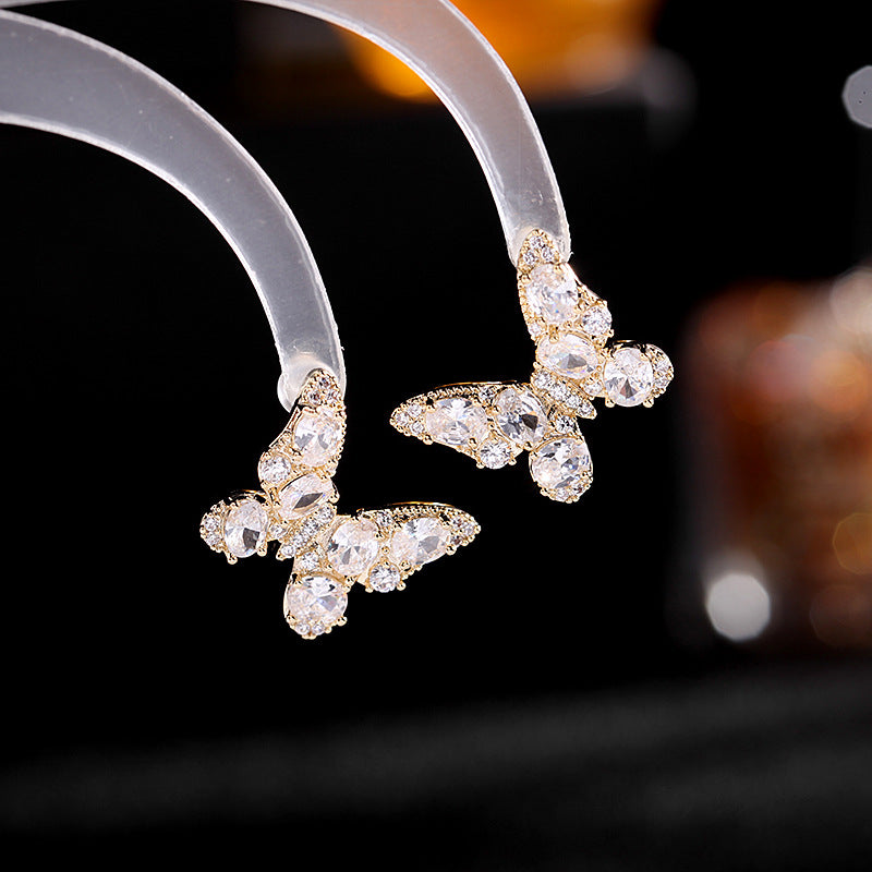 گوشواره های رنگی پیشرفته صنعت سنگین استریو پروانه