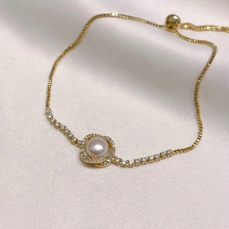 Fashion SUNFLOWER Full Diamond Bracelet