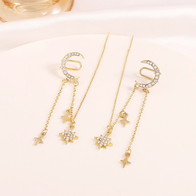 گوشواره آویز گیره منگوله بلند Xingyue گوشواره یک تکه