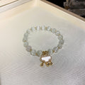 Real Gold Electroplated Zircon Opal Bracelet Cn0028