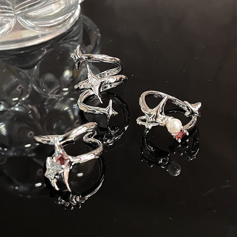 Universe Asterism Zircon Ring CN0004