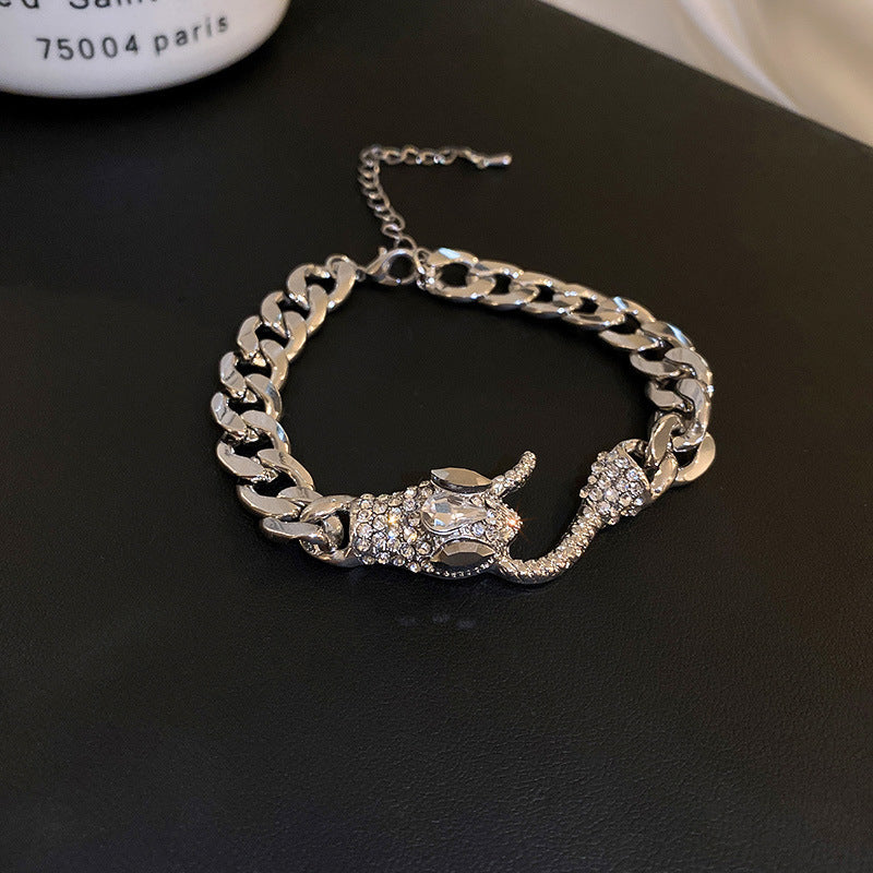 Zircon with Diamond Emerald Bracelet Cn0016