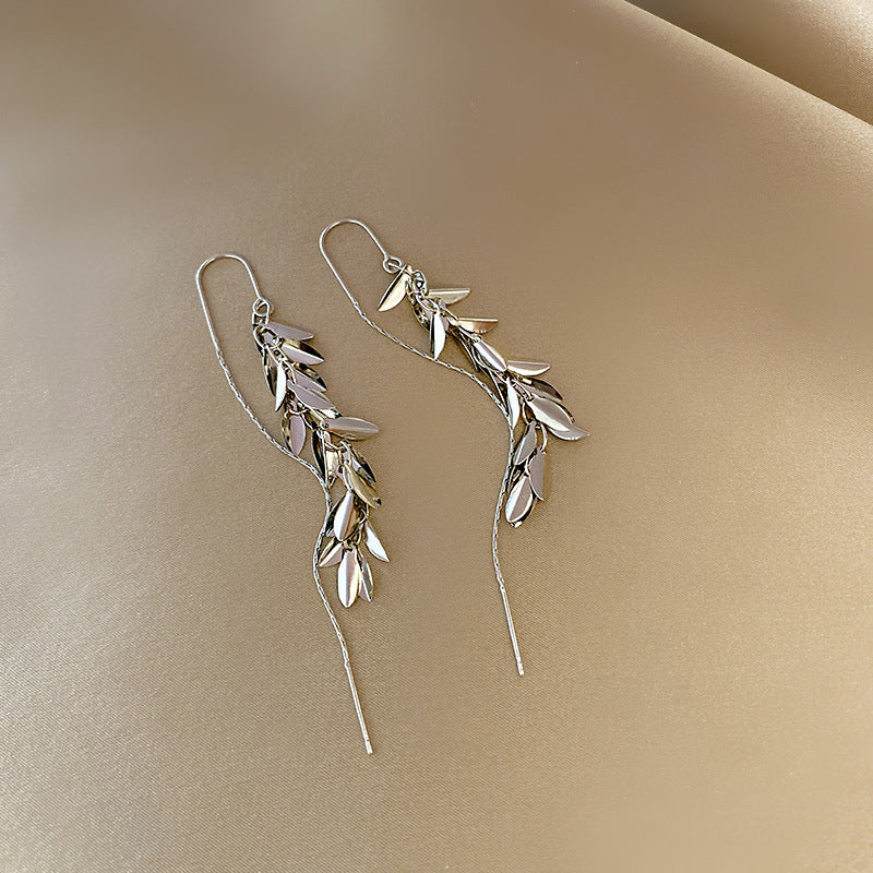 گوشواره آویز گندم منگوله بلند گوشواره زنانه