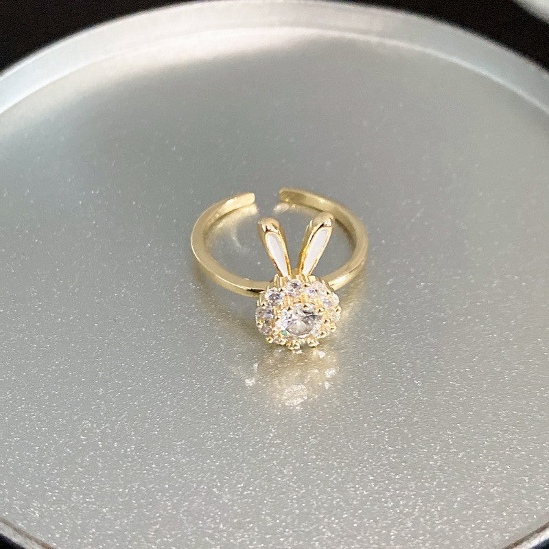 Emerald Zircon Stitching Ring Cn0015