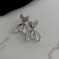 Personalized Fishtail Earrings Cn0215