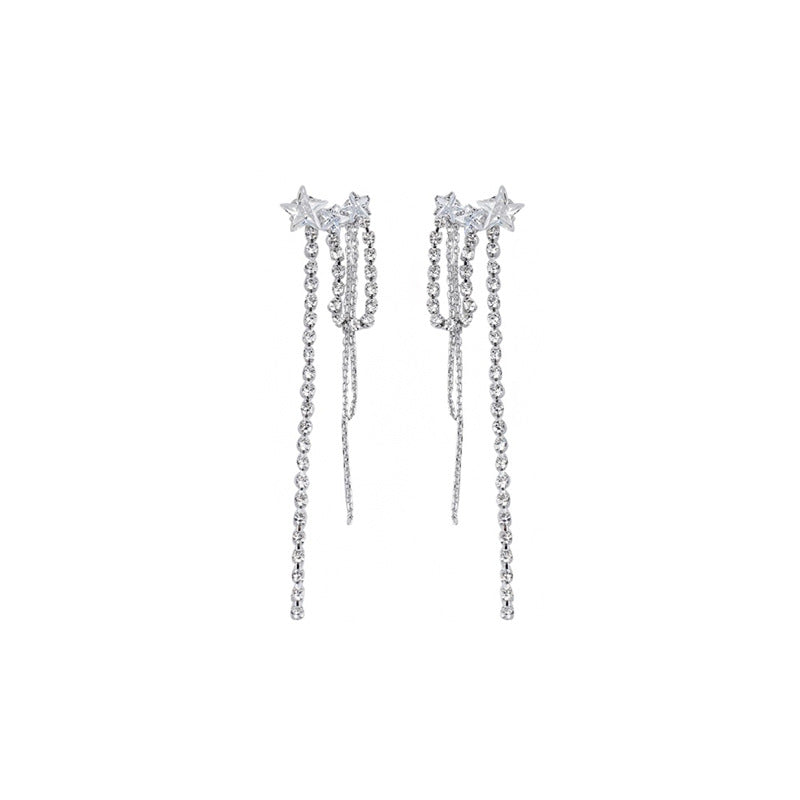 Pentagram Stud Earrings Female Minimalist Star Small Earrings