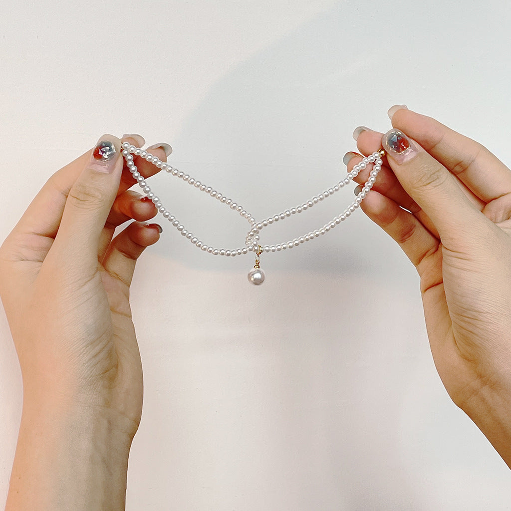 French lazy style temperamental bracelet double layer twin special-interest design all-match gentle temperamental bracelet women