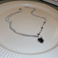 Diamond Love Eight-Pointed Stars Necklace Cn0067