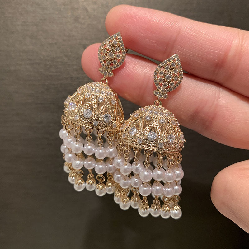 Tassel Lantern Earrings Cn0089