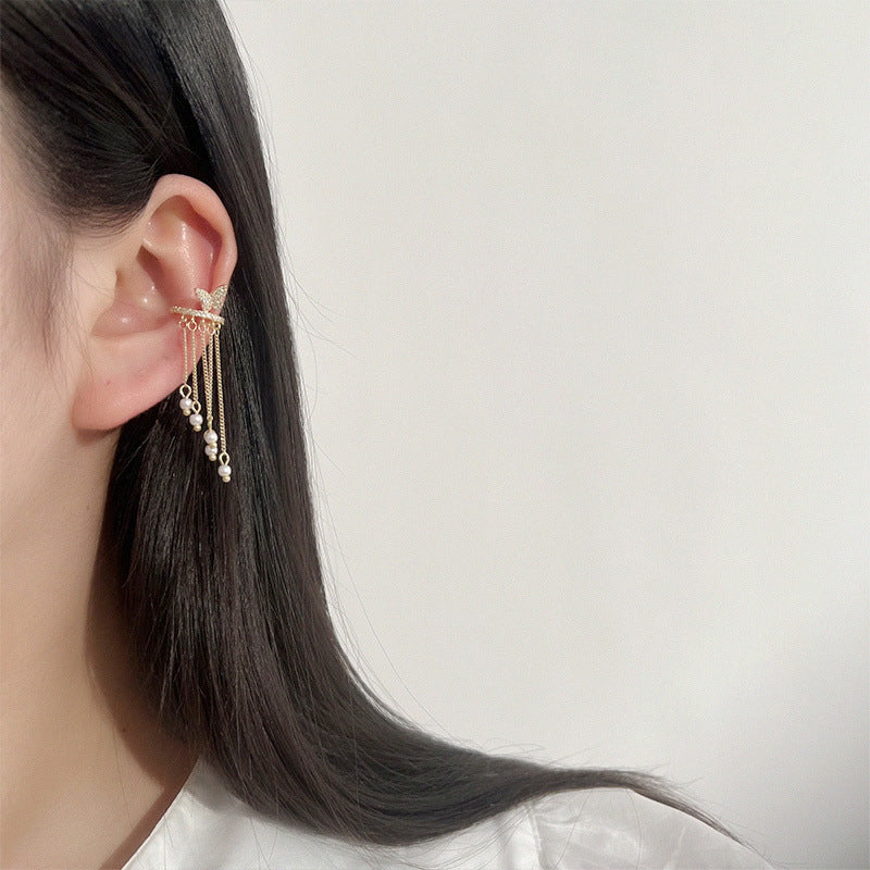 Fashion Exquisite Tassel Earrings without Piercing