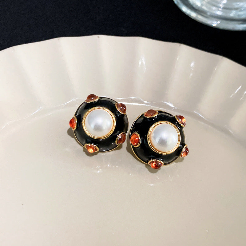Love Palace Style Retro Stud Earrings Cn0019