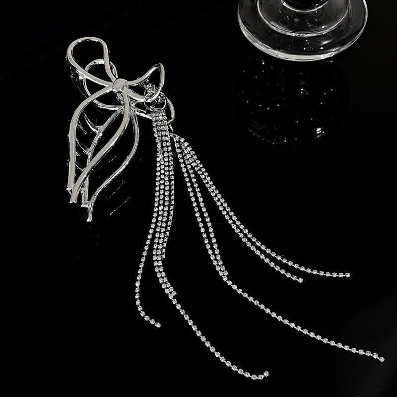 Ribbon Tassel Silver Grip Cn0210