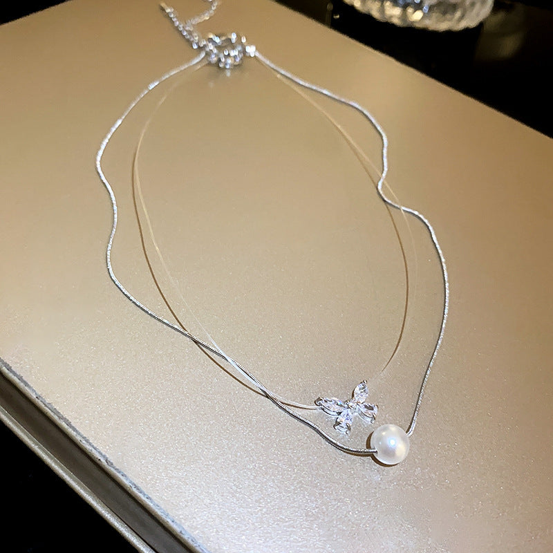 Geometry Fashion Special-Interest New Style Collarbone Necklace Cn0025