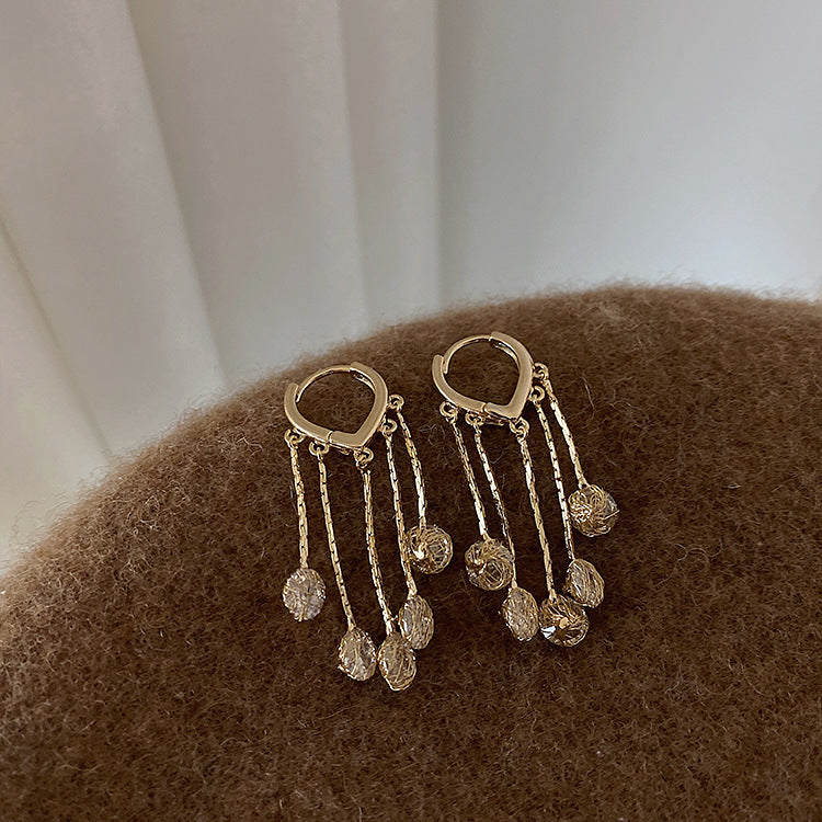 Zirkon Rumbai Cinta Hati Anting Perempuan