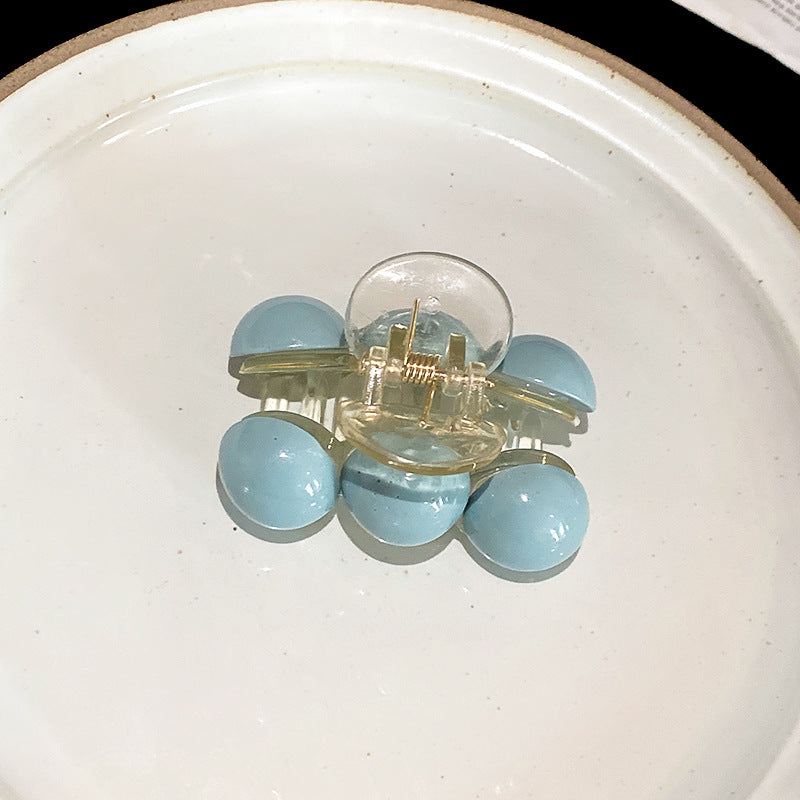 Acrylic round Beads Barrettes Cn0027