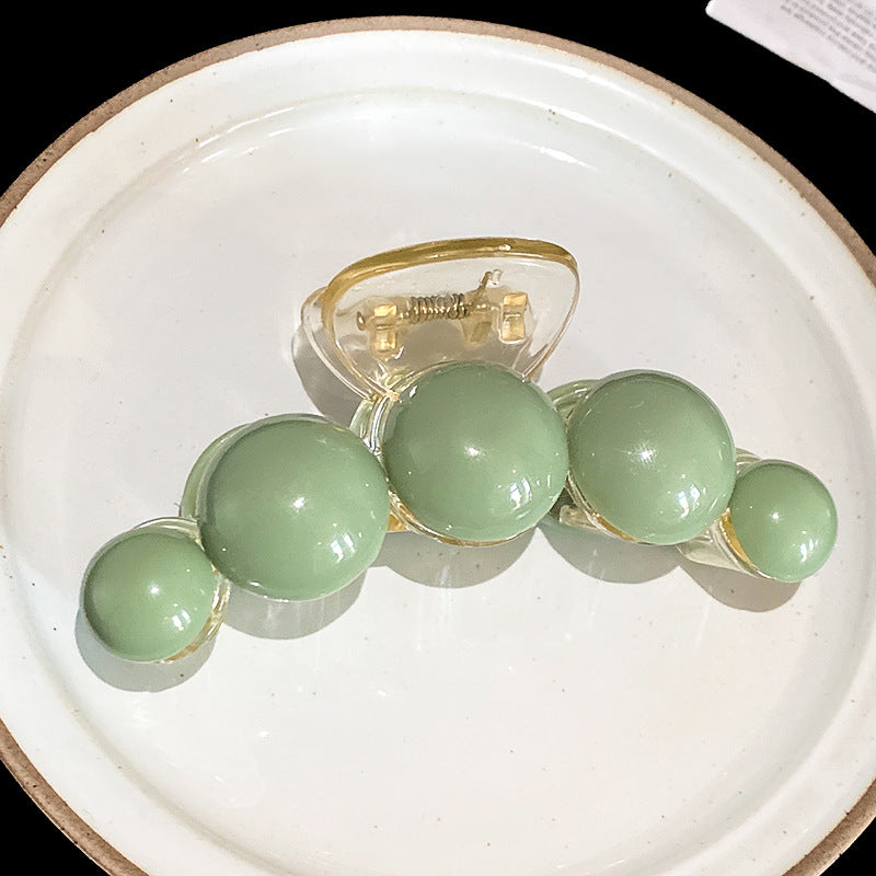 Acrylic round Beads Barrettes Cn0027