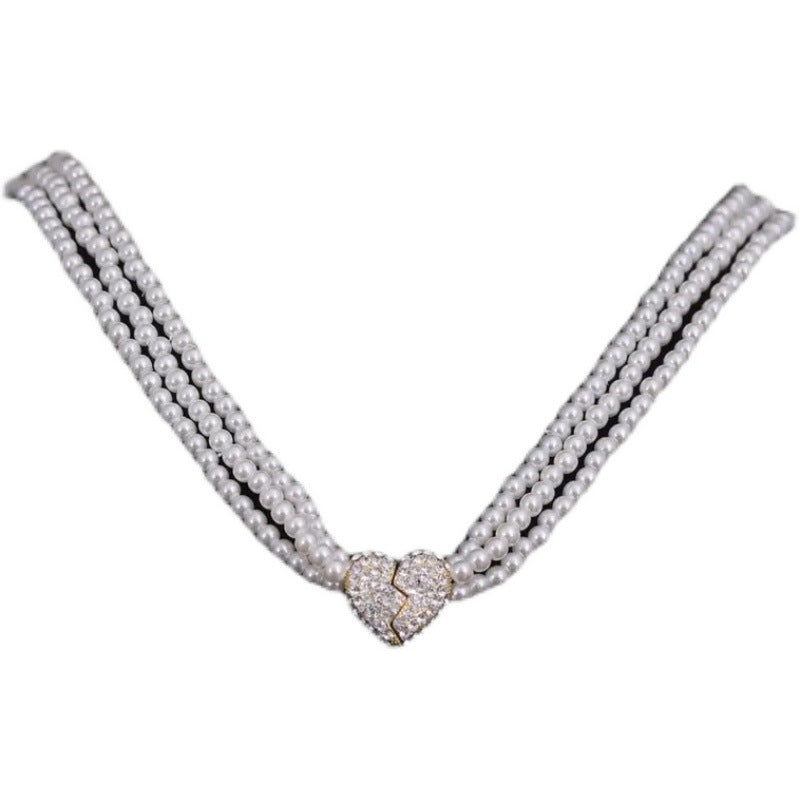 Magnet Love Multi-Layer Necklace Cn0201