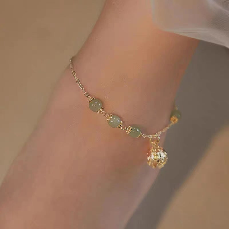 Hetian Jade Anklet Cn0082