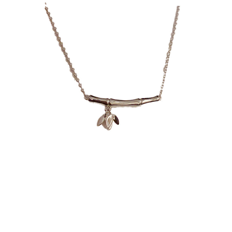 Bamboo Joint Special-Interest Design Fashion Necklace Cn0272