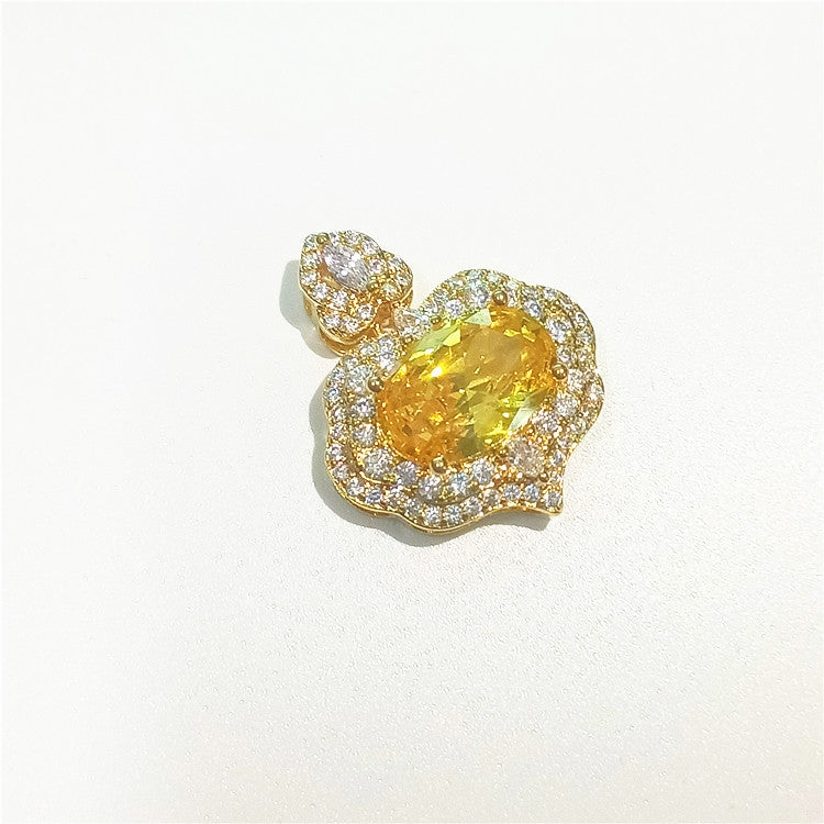 خواتین کا مصنوعی زرکونیم لاک آف گڈ وِشز خوبصورت ہار