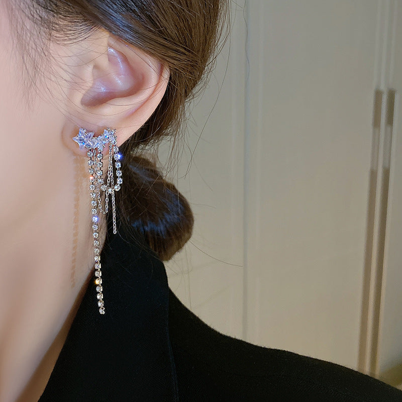 Pentagram Stud Earrings Female Minimalist Star Small Earrings