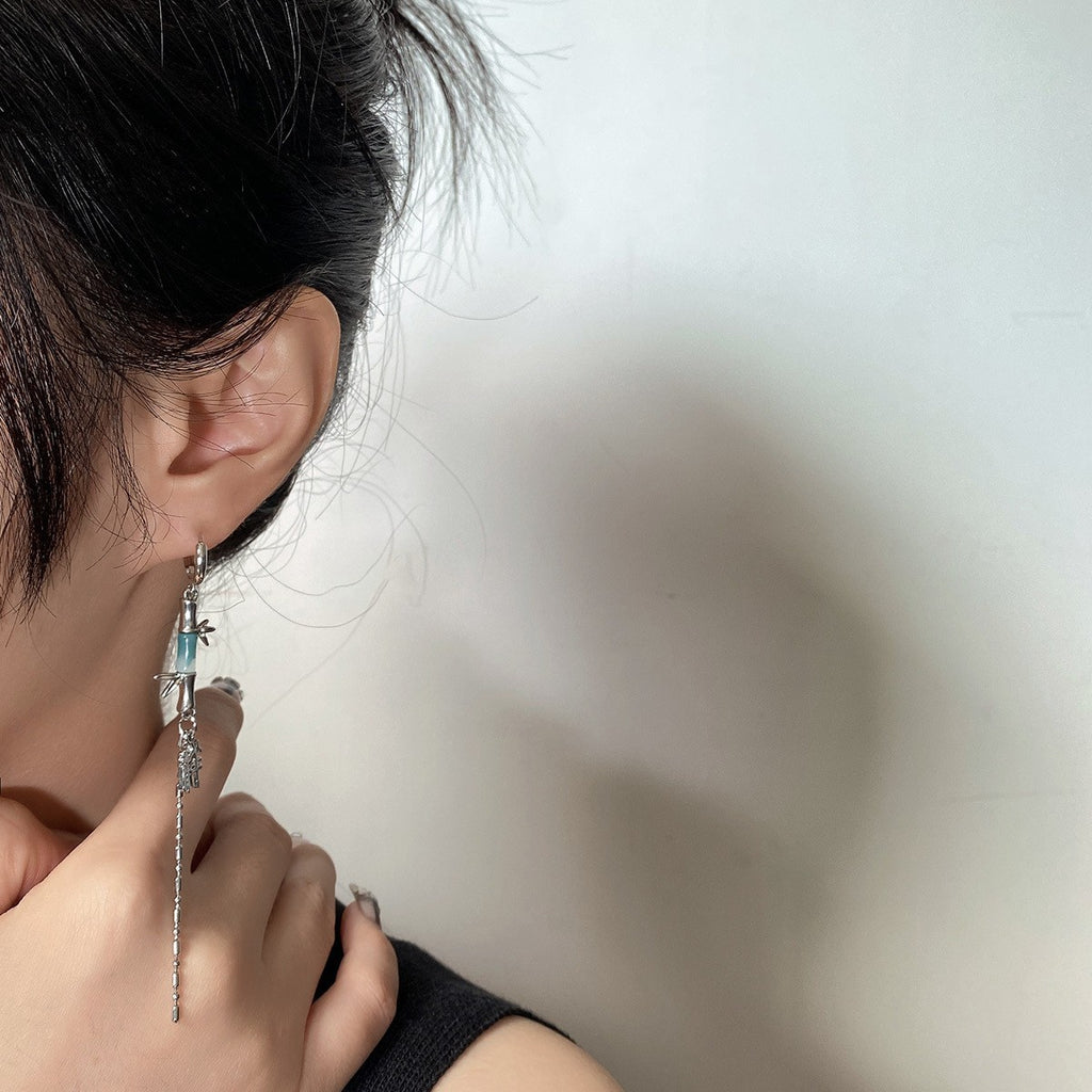 Bamboo Auspicious Earrings Cn0077