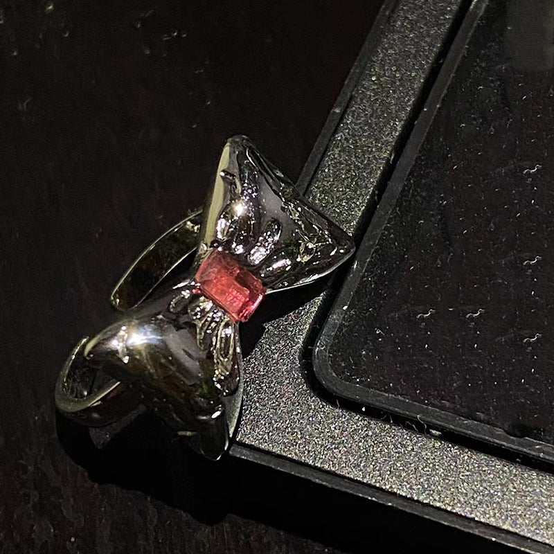 Moonstone Opening Bow Ring CN0001