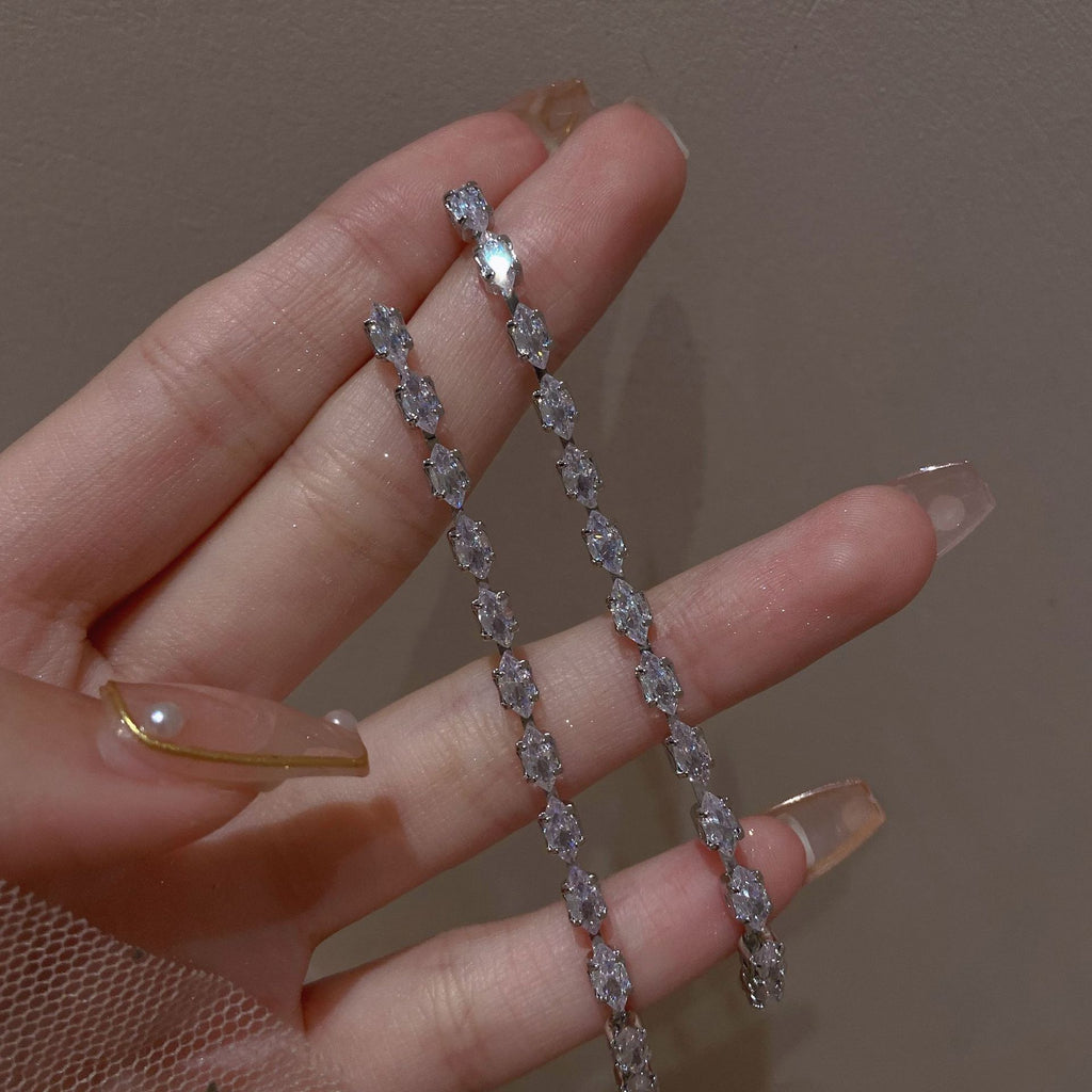 گیره گوش کویل پشه منگوله بلند بدون گوش سوراخ گوشواره زنانه