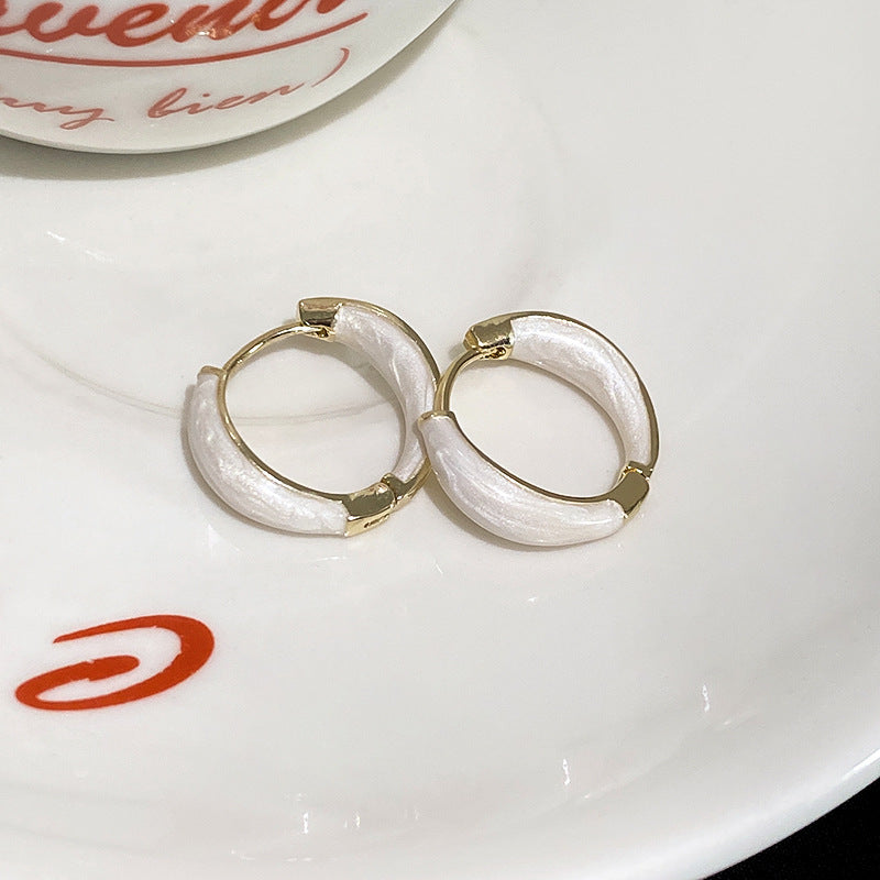 Vintage Dripping Bean Ear Clips Earrings Cn0012