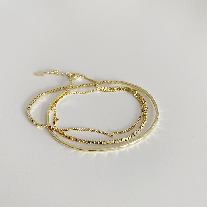 মাল্টি-লেয়ার ব্রেসলেট মহিলাদের বিপরীতমুখী ফ্যাশন মিনিমালিজম ব্যক্তিগতকৃত ব্রেসলেট ব্রেসলেট