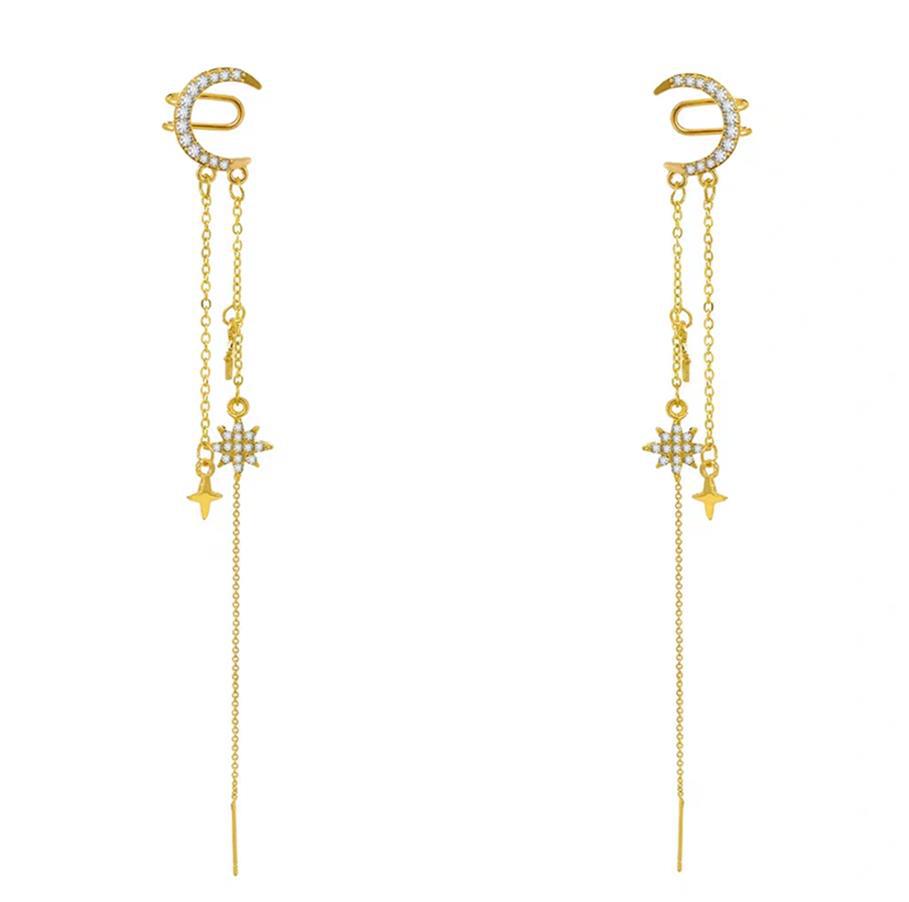 گوشواره آویز گیره منگوله بلند Xingyue گوشواره یک تکه