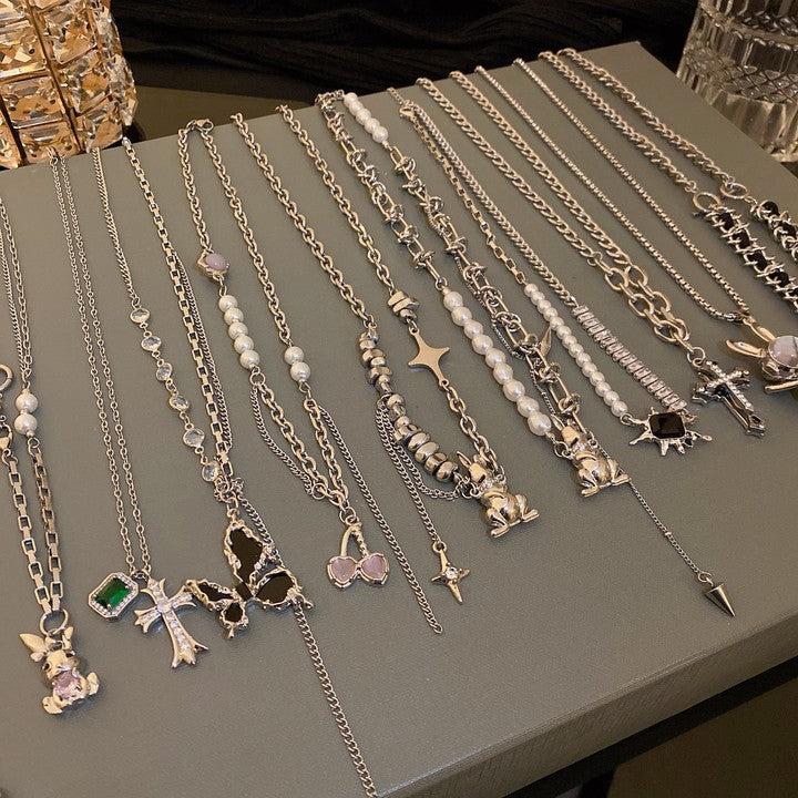 Fashion Zircon Necklace Cn0010