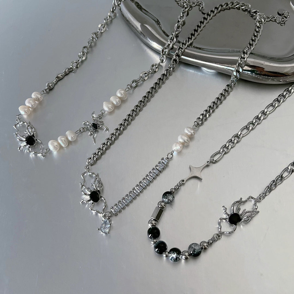 Spider Necklace Cn0076