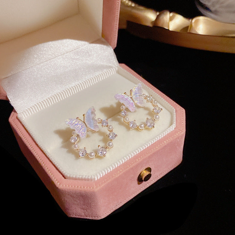 گل میخ پروانه حلقه الماس