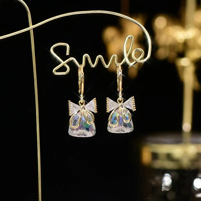 Bow Aurora Bell Earrings