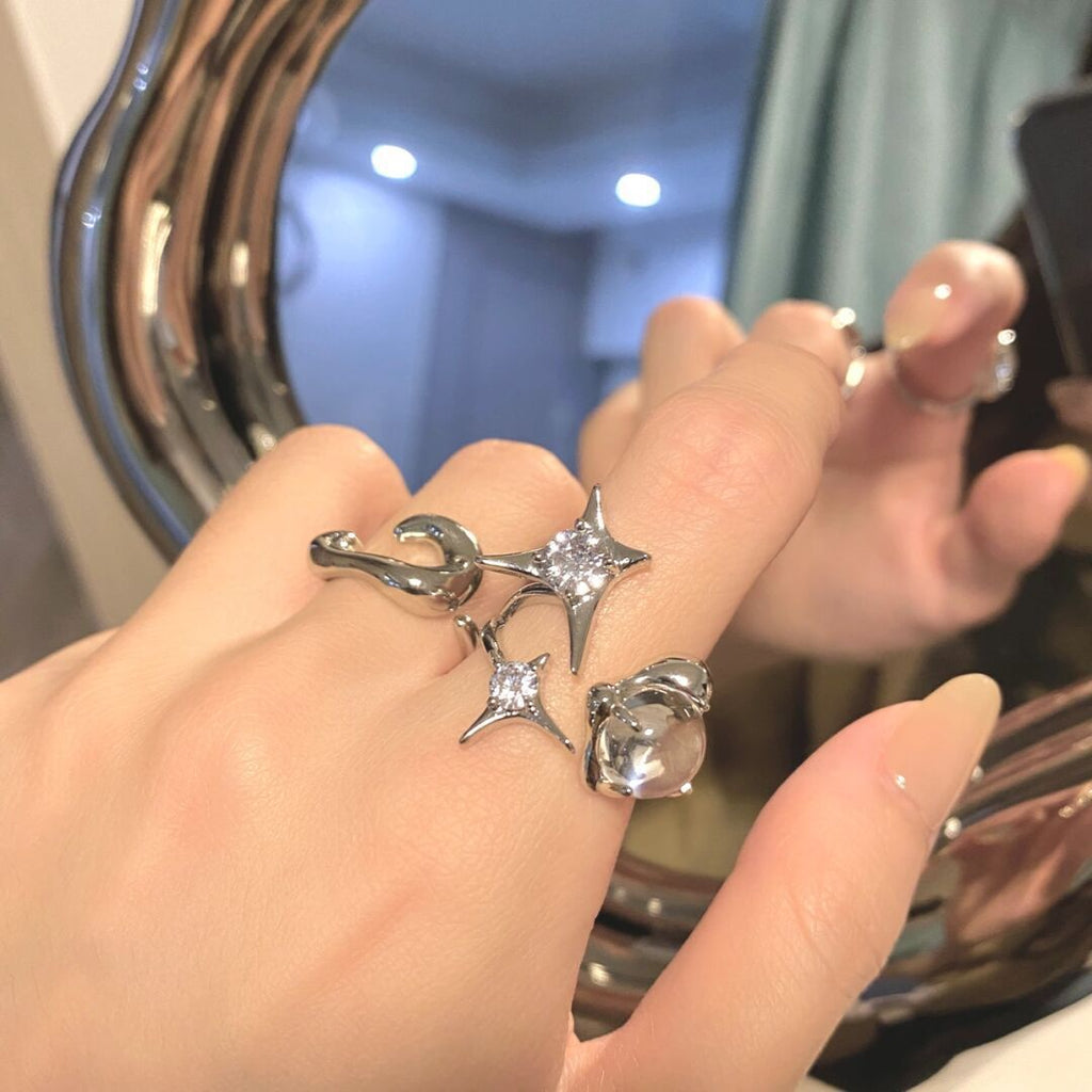 Big Zircon Personality Ring Cn0066