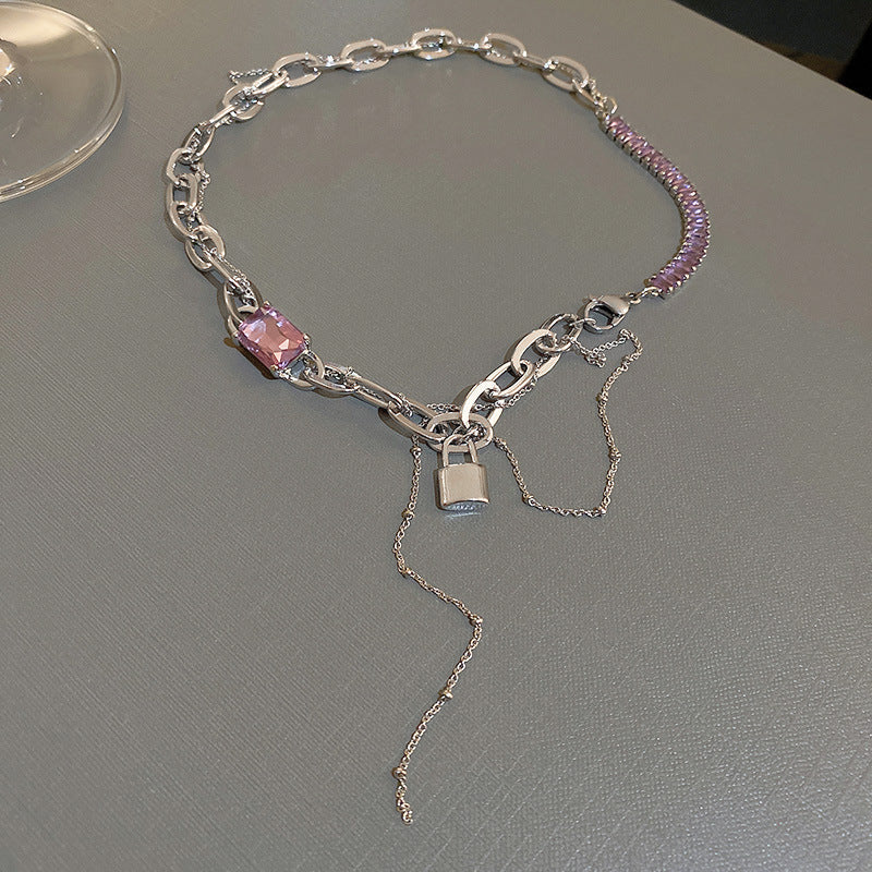 Diamond Flower Crystal Necklace Cn0023