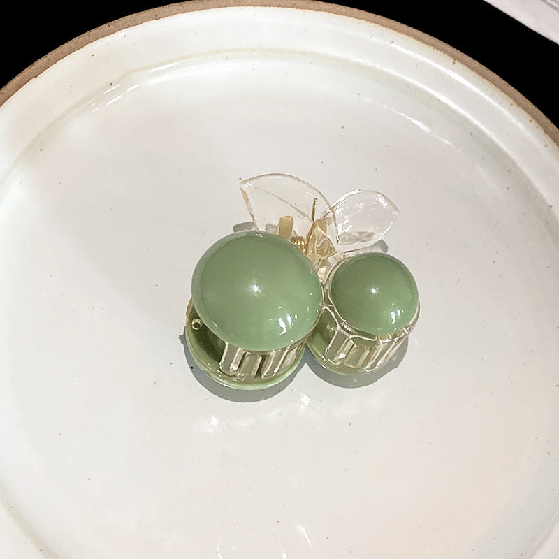 Acrylic round Beads Barrettes Cn0027