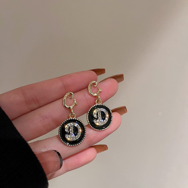 Sweet Kuchao Flu Dark Wind Ear Studs Cn0022