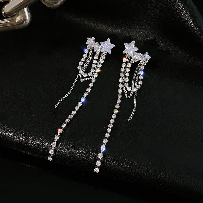 Pentagram Stud Earrings Female Minimalist Star Small Earrings