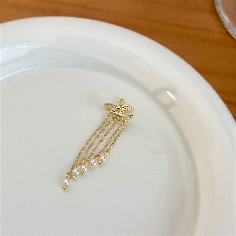 Fashion Exquisite Tassel Earrings without Piercing