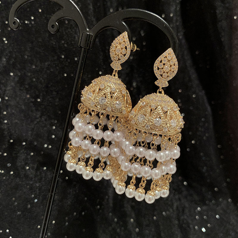 Tassel Lantern Earrings Cn0089