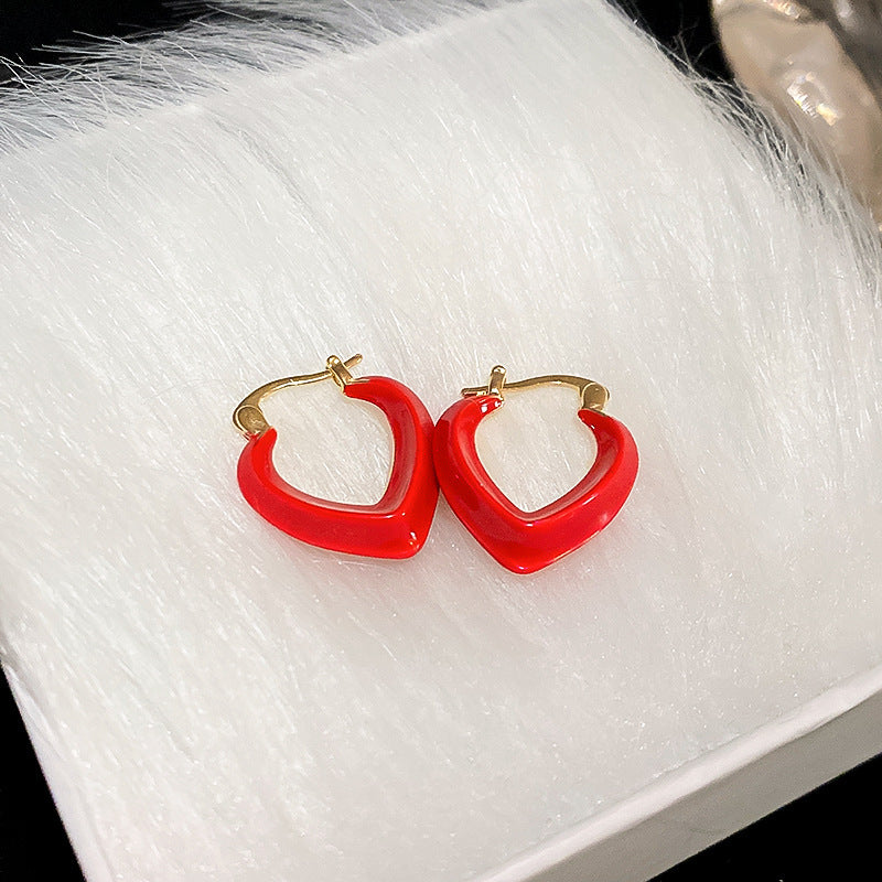 Vintage Dripping Bean Ear Clips Earrings Cn0012